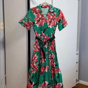 Zara floral midi/maxi dress